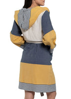 Turkish Cotton Hooded Bathrobe – Lightweight Multi-Color Robe