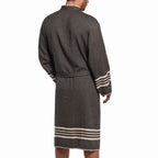 Organic Turkish Cotton Kimono Bathrobe – Lightweight Spa & Home Robe