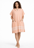 Beach Cover Up, Poncho with Hood