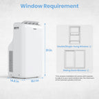 Aomi 14,000 BTU Heat Pump Portable Air Conditioner