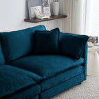 Modular Sectional Sofa for Living Room, U Shaped 5 Seater with Ottoman