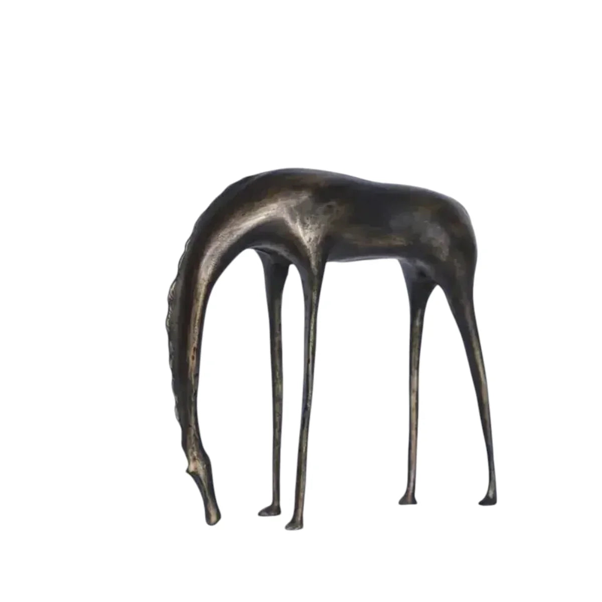 Abstract Horse Statue Cast Iron Rustic Decor for Your Living Room