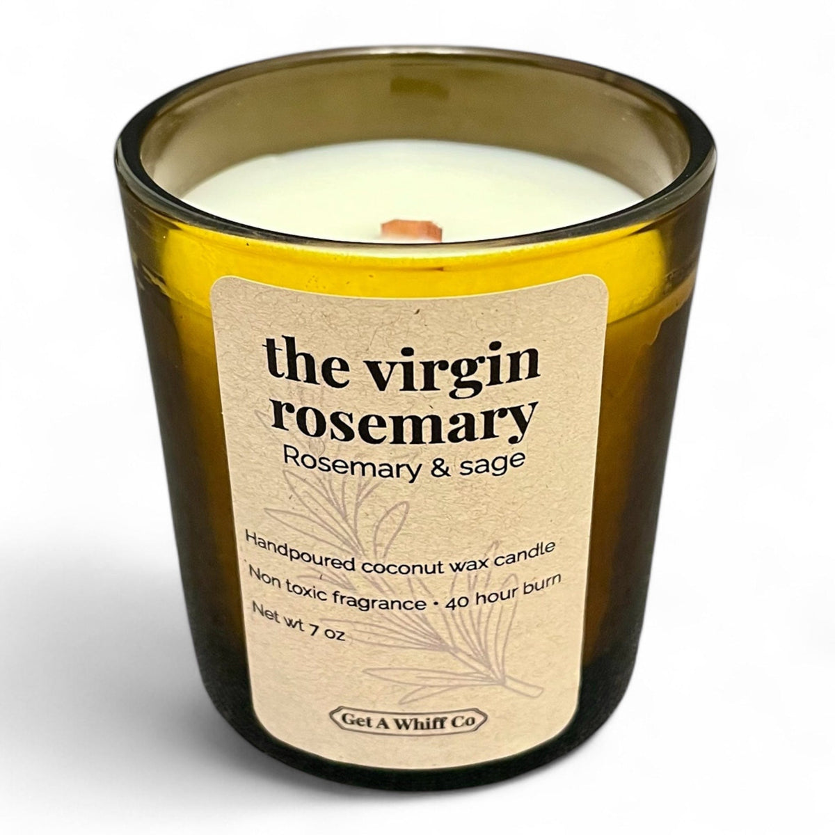Minimalist Amber Candles — Choose Your Scent