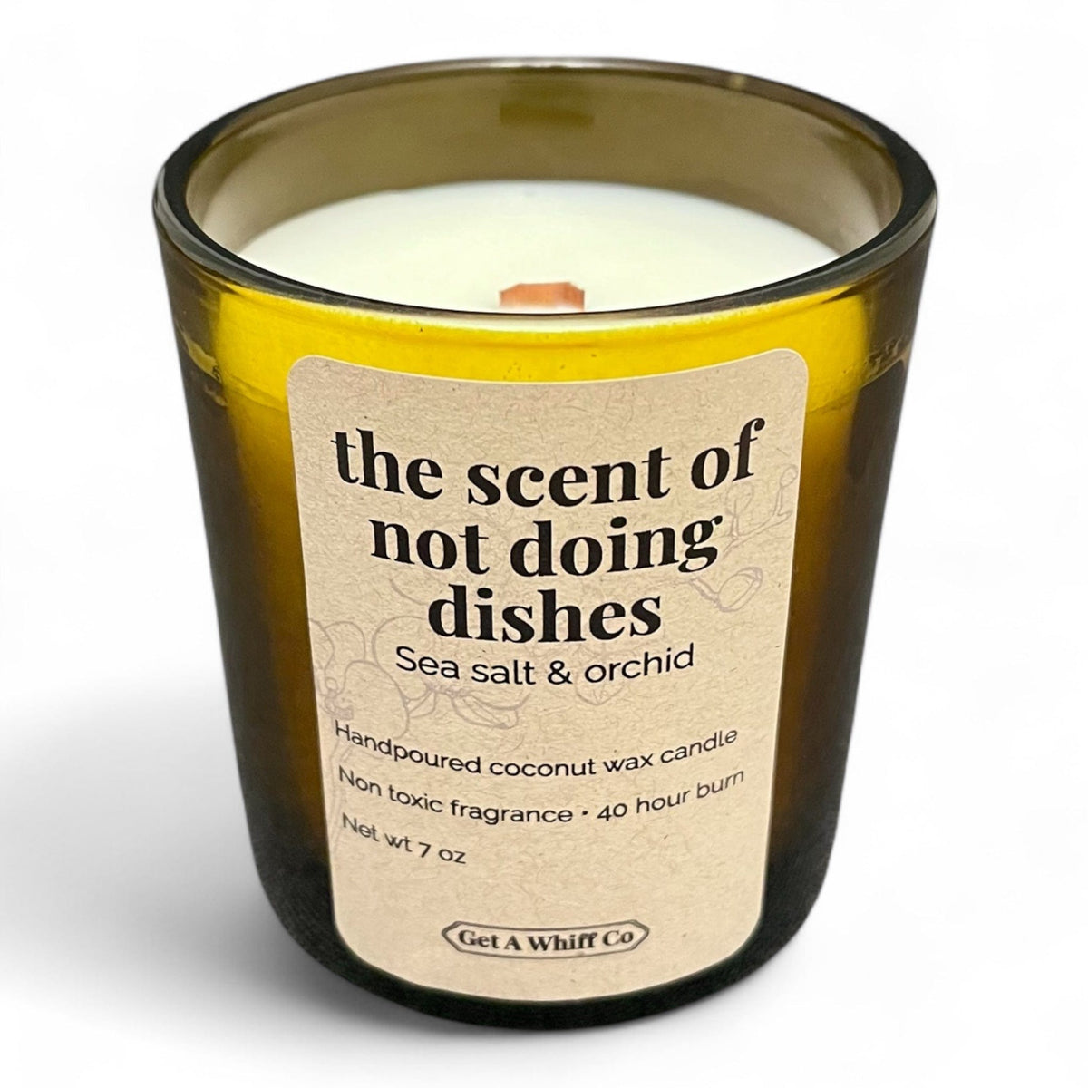 Minimalist Amber Candles — Choose Your Scent