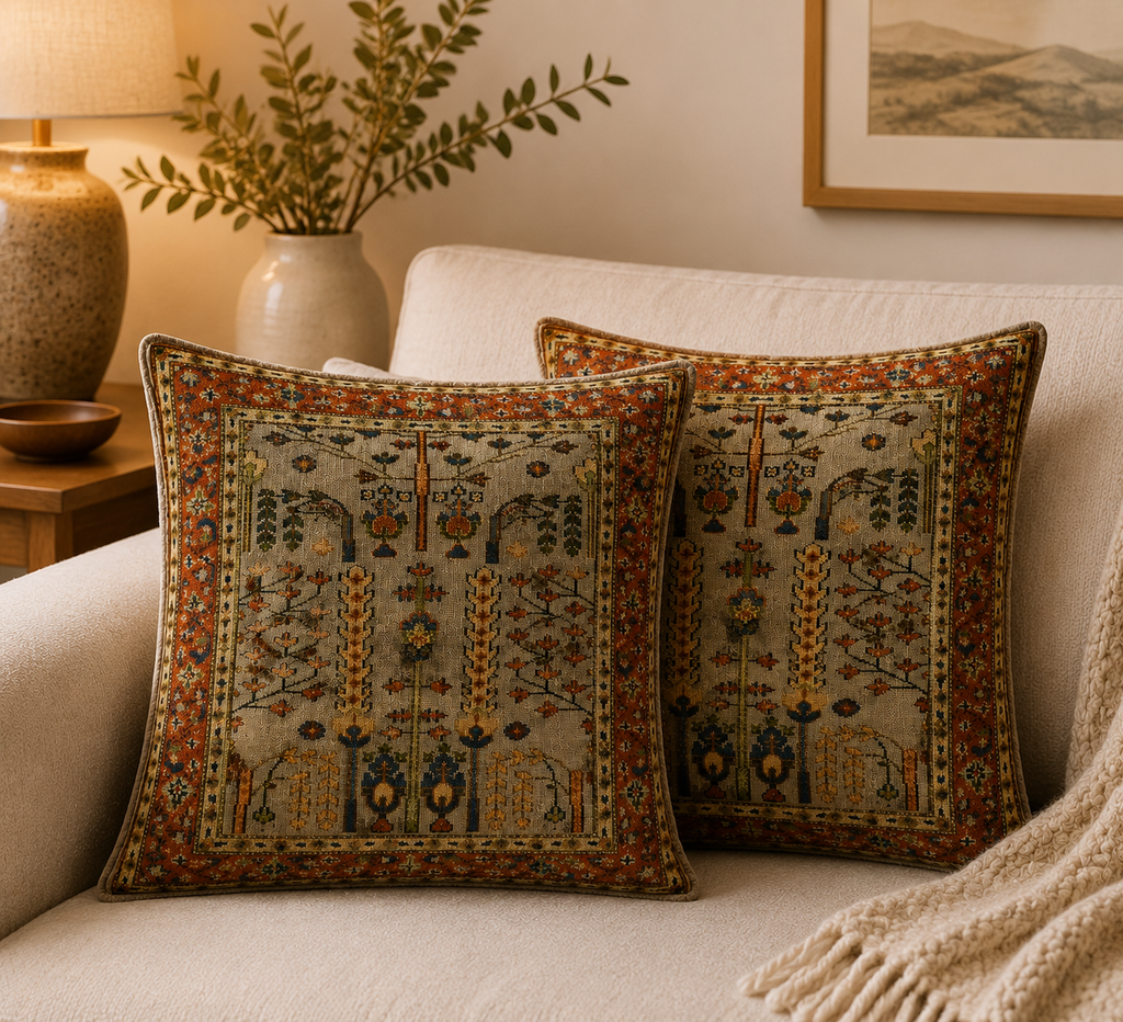 Persian-Inspired Luxurious Accent Cushions