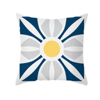 Ethnic Floral Patterns Sofa Cushion Cases Nordic Geometric Simple Blue Modern Decorative Throw Pillow Case Cushion Case For Room Bedroom Pillows Case Bohemian Decor Home Pillows 45x45CM