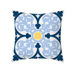 Ethnic Floral Patterns Sofa Cushion Cases Nordic Geometric Simple Blue Modern Decorative Throw Pillow Case Cushion Case For Room Bedroom Pillows Case Bohemian Decor Home Pillows 45x45CM