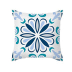 Ethnic Floral Patterns Sofa Cushion Cases Nordic Geometric Simple Blue Modern Decorative Throw Pillow Case Cushion Case For Room Bedroom Pillows Case Bohemian Decor Home Pillows 45x45CM