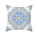 Ethnic Floral Patterns Sofa Cushion Cases Nordic Geometric Simple Blue Modern Decorative Throw Pillow Case Cushion Case For Room Bedroom Pillows Case Bohemian Decor Home Pillows 45x45CM