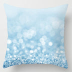 Modern Simple Blue Geometric Pillow Cover Home Sofa Decorative Blue Sea Texture Cotton Linen Cushion Home Decorative Pillow Case 45x45cm